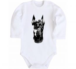 Дитячий бодік Wanted Доберман