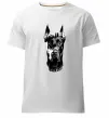 Чоловіча преміум футболка Wanted Доберман Білий фото