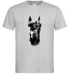 Мужская футболка Wanted Доберман Серый фото