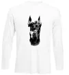 Лонгслив Wanted Доберман Белый фото