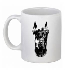 Чашка керамическая Wanted Доберман