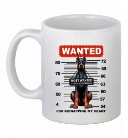 Чашка керамічна Doberman wanted