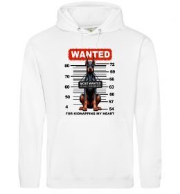 Чоловіча толстовка (худі) Doberman wanted