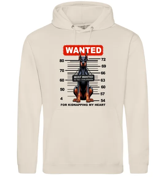 Мужская толстовка (худи) Doberman wanted Таш фото