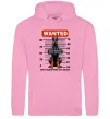 Женская толстовка (худи) Doberman wanted Розовый фото