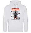 Женская толстовка (худи) Doberman wanted Серый меланж фото
