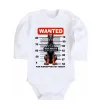Дитячий бодік Doberman wanted Білий фото