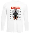 Лонгслив Doberman wanted Белый фото