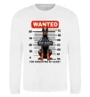 Свитшот Doberman wanted Белый фото