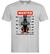 Чоловіча футболка Doberman wanted Сірий фото