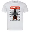 Чоловіча футболка Doberman wanted Білий фото