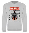 Свитшот Doberman wanted Серый меланж фото