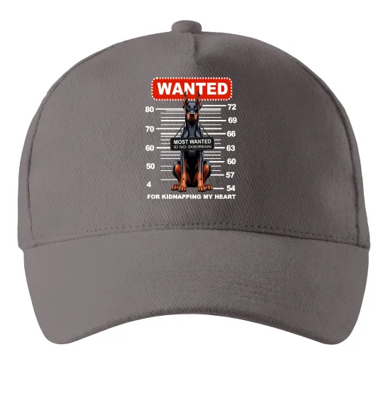 Кепка Doberman wanted Серый фото