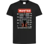 Детская футболка Doberman wanted Черный фото