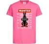 Детская футболка Doberman wanted Ярко-розовый фото