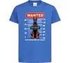 Детская футболка Doberman wanted Ярко-синий фото