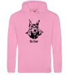 Чоловіча толстовка (худі) No fear doberman Рожевий фото