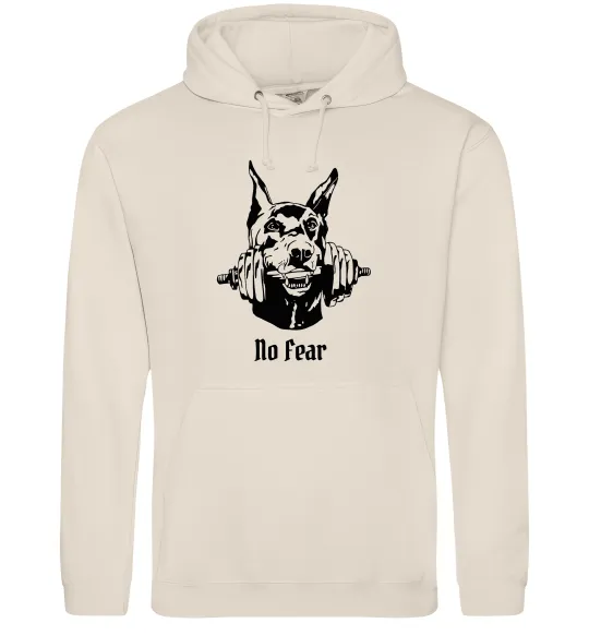 Чоловіча толстовка (худі) No fear doberman Таш фото