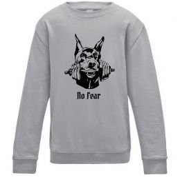 Детский Свитшот No fear doberman