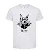 Дитяча футболка No fear doberman Білий фото