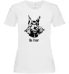 Жіноча футболка No fear doberman Білий фото