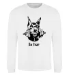 Свитшот No fear doberman Белый фото