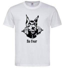 Мужская футболка No fear doberman