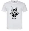 Чоловіча футболка No fear doberman Білий фото