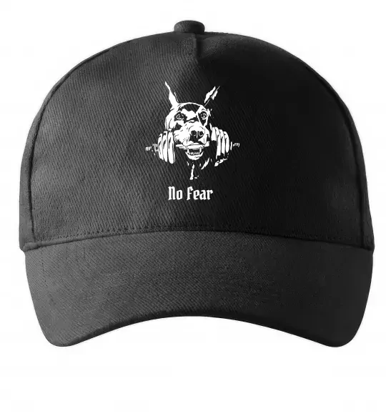 Кепка No fear doberman Чорний фото