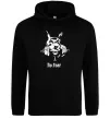 Женская толстовка (худи) No fear doberman Черный фото