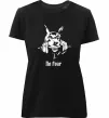 Жіноча преміум футболка No fear doberman Чорний фото