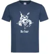 Чоловіча футболка No fear doberman Темно-синій фото