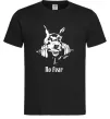 Чоловіча футболка No fear doberman Чорний фото