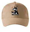 Кепка Doberman with gun Песочный фото