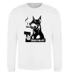 Свитшот Doberman with gun Белый фото