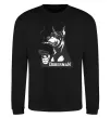 Свитшот Doberman with gun Черный фото