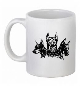 Чашка керамическая Doberman trio