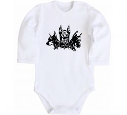 Дитячий бодік Doberman trio