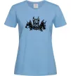 Женская футболка Doberman trio Голубой фото