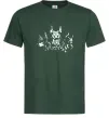 Чоловіча футболка Doberman trio Темно-зелений фото