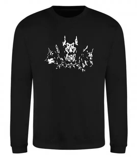 Свитшот Doberman trio Черный фото