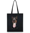 Эко-сумка Doberman tongue Черный фото