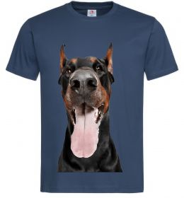 Мужская футболка Doberman tongue