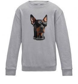 Детский Свитшот Doberman sunglasses