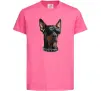 Дитяча футболка Doberman sunglasses Яскраво-рожевий фото