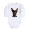 Дитячий бодік Doberman sunglasses Білий фото