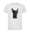 Дитяча футболка Doberman sunglasses Білий фото