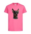 Дитяча футболка Doberman sunglasses Яскраво-рожевий фото