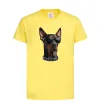 Дитяча футболка Doberman sunglasses Лимонний фото