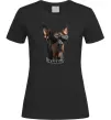 Женская футболка Doberman sunglasses Черный фото